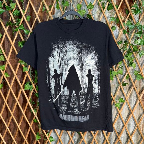 Vintage Y2K The Walking Dead TV show promo zombie 00s tshirt - Picture 1 of 4